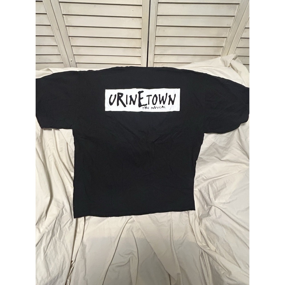 UNWORN‎ NOS Vintage Urinetown The Musical Broadway Promo Shirt XL Black Y2K